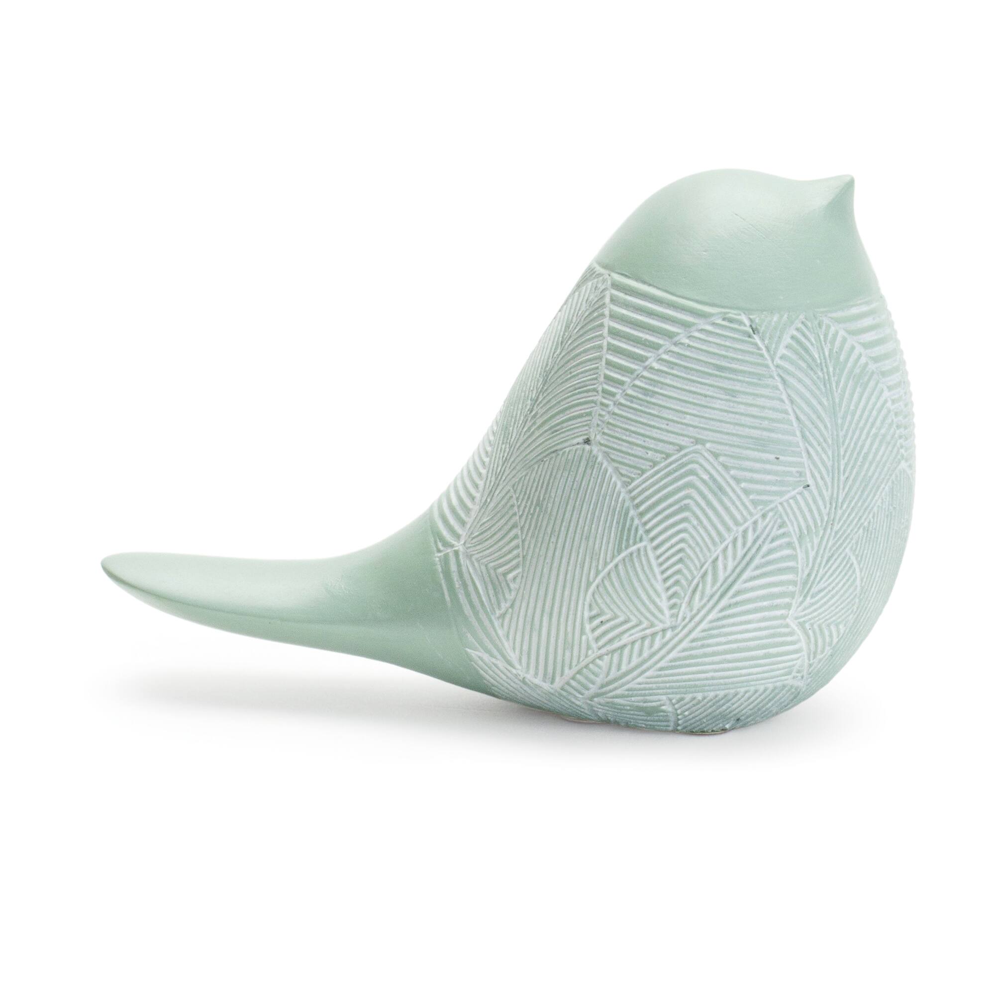 Modern Etched Bird Figurine Set
